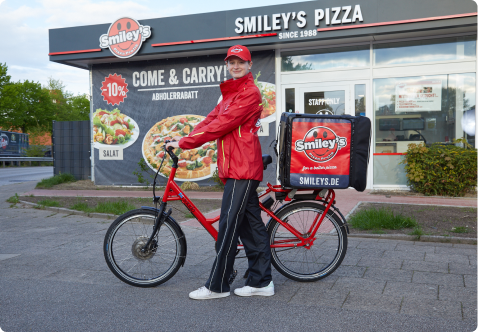 Smileys Fahrradkurier